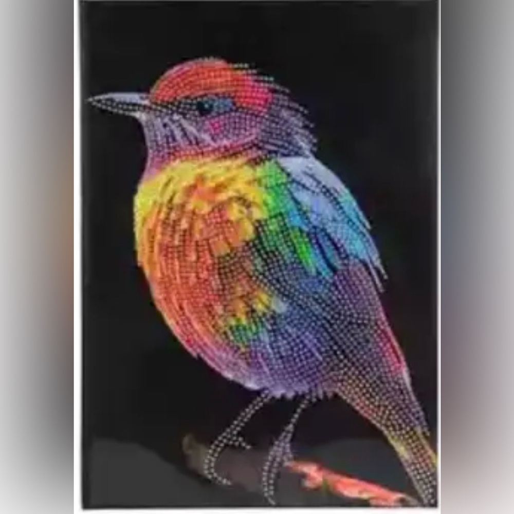 HOBBY LOBBY | Rainbow Bird Diamond Painting Craft